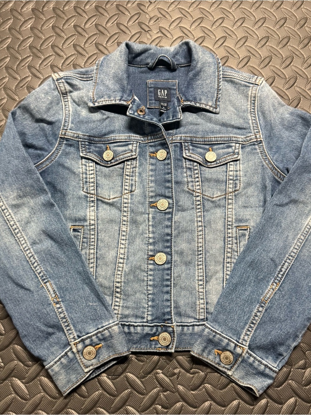 GAP Denim kids Medium Wash Jean Jacket Size Medium Regular - Picture 2 of 12